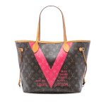 Louis Vuitton Neverfull MM Monogram V Pink Tote
