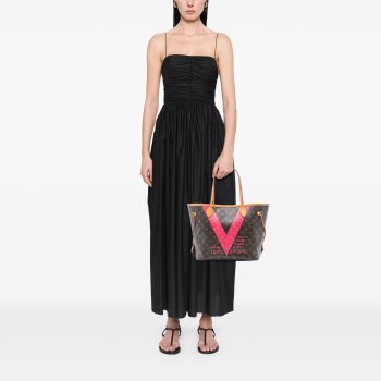 Louis Vuitton Neverfull MM Monogram V Pink Tote